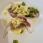 料理店オクノ - 食べかけすみません