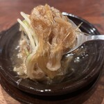 にしぶち飯店 - 白湯スープのフカヒレ、黒酢