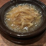 にしぶち飯店 - 白湯スープのフカヒレ、黒酢