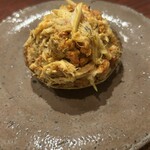 にしぶち飯店 - 蒸し上海蟹の甲羅盛り