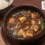 にしぶち飯店 - 麻婆豆腐、白ご飯