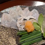 御懐石 志ら玉 - 河豚薄造り