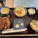 ヨーロッパ軒 - 料理写真:小ミックスパリ丼セット(1,350円)