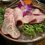 炭火焼肉 ホルモン にく式 - イチボ、ランプ