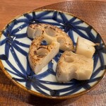 焼鳥 せきね - れんこん（茨城・野口農園）