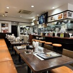 からめ亭 - 店内の様子（お客さまが一気に引きました）