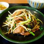 エイホウ飯店 - レバニラ定食 ￥834