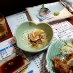 ホタテバターとしめ鯖