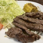 民宿 くじら - ステーキ！