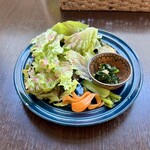 バルバルキッチンアメリ - ランチサラダには定番の安心感がある