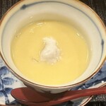 赤吉 - フグの白子と太刀魚の出汁で作った茶和蒸し