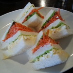 ムジコ - 人参サンドセット エッグ  ブレンド珈琲セット 
       1,010円税込