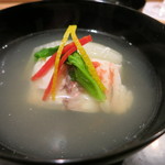 日本料理 太月 - 26年12月　聖護院蕪、九州ヤガラ、メカブ椀