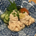 鮨割烹巴 - 白子ポン酢 1,500円