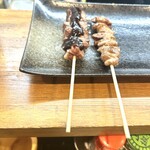 やきとり 福耳 - 豚ハツ・砂肝