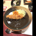 和食レストランとんでん - 料理写真:富良野産ロースカツ黒カレー　　byまみこまみこ