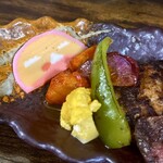 お食事処 だんらん日和 - ランチ(\2,300)　メインの添え物