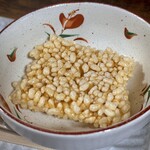 お食事処 だんらん日和 - ランチ(\2,300)　副菜：信州産きの子のおこげ