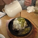 代官山のんき - レアハンバーグ