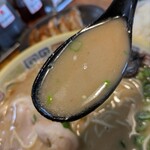 大砲ラーメン  - 呼び戻しスープは最高❗️