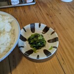 大砲ラーメン  - 大砲ラーメンの漬物は美味い❗️