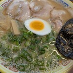 大砲ラーメン  - 大盛ラーメン到着❗️