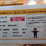 豚人間 - メニュー