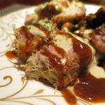 コントワール ミサゴ - 男祭り（牛ハラミ、豚ヒレのカダイフ巻き、豚ロース） (Dec. 2014)