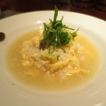 コントワール ミサゴ - 鴨そばから鴨雑炊に代えてもらいました(Dec. 2014)