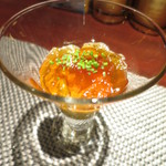 コントワール ミサゴ - 北海道産生ウニとコンソメジュレのアンサンブル(ハーフ) (Dec. 2014)