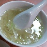 江南春 - 肉片（火会）飯・肉うまに飯付スープ（平成２６年１２月）