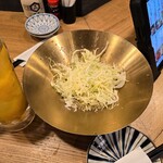 ニュー大衆居酒屋 三ぞう - お通し２名分。