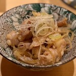 地葉 栄 - ポン酢和え