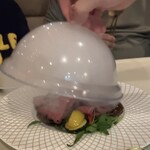 オリベート - 蓋を取るところ