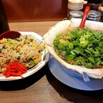 麺や太華 - チャーシュー麺＋炒飯