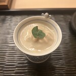 鮨 さえ喜 - 鱈の白子のポタージュ