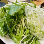 海栗屋 - ウニしゃぶの野菜