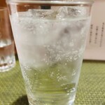 海栗屋 - 芋のソーダ割り