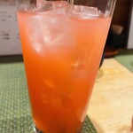 海栗屋 - 連れのカンパリグレープフルーツ^ - ^