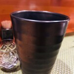 海栗屋 - 麦のお湯割^ - ^