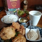 創作レストラン ジョゼキッチン - 豆腐衣のチキン南蛮ランチセット(ランパス利用)