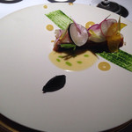 ブレストンコート ユカワタン - 糸魚を優しくポワレ　柚子のアクセント