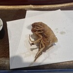 天ぷら はっとり - 車海老頭はミソごと