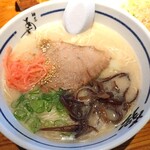 麺屋　あおい - 紅しょうが、ごま