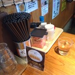 麺屋　あおい - 卓上
