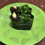 回転寿司根室花まる - 鮭のメフン軍艦