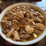 希林 - Ｗもつ蕎麦（1,300円）