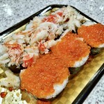 ロピア 尼崎島忠ホームズ店 - 本ズワイガニ＆いくらぶっかけ寿司