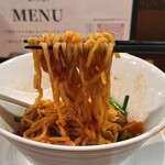 一麺天に通ず - 旨辛煮干しまぜそばライスセット