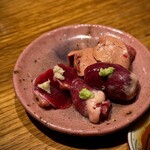 地葉はなれ - 2025.12.  鶏刺し